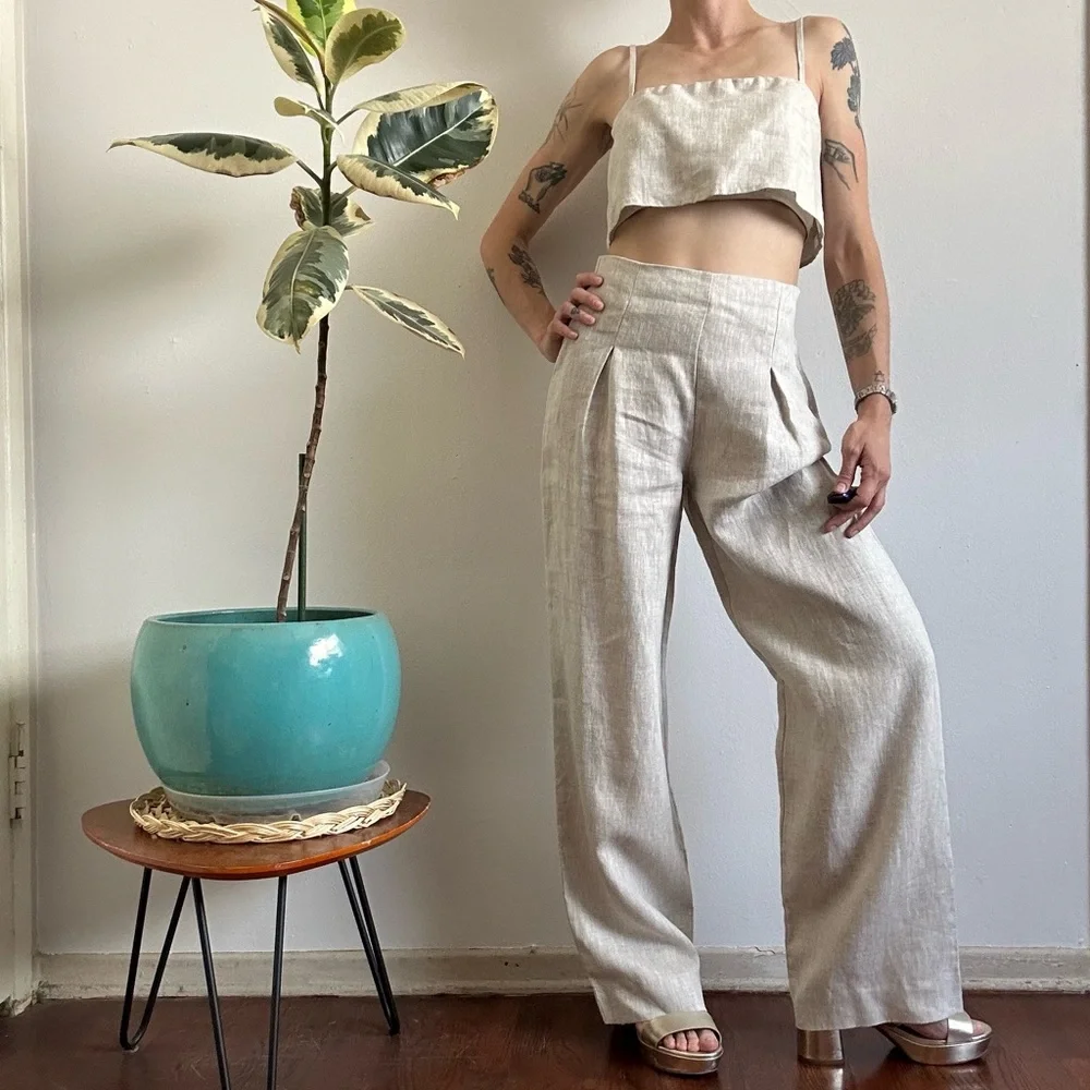 Reformation Cleo Linen Two Piece